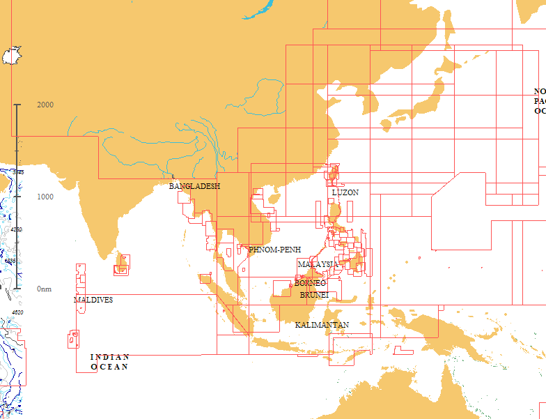 East Indian Ocean/South China sea