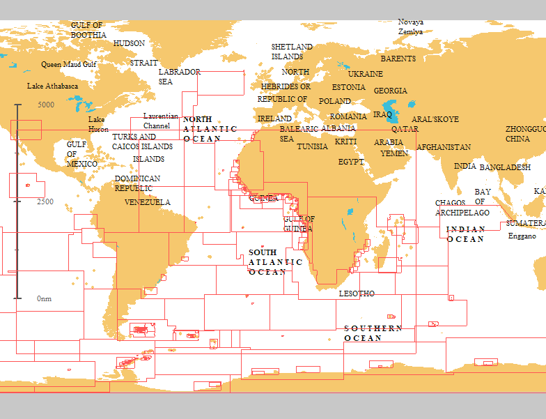 South Atlantic/Southern Ocean to Keruelen Ils