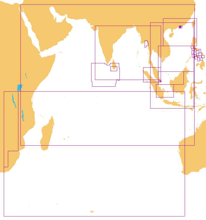 Est de l'ocan Indien/mer de Chine Sud