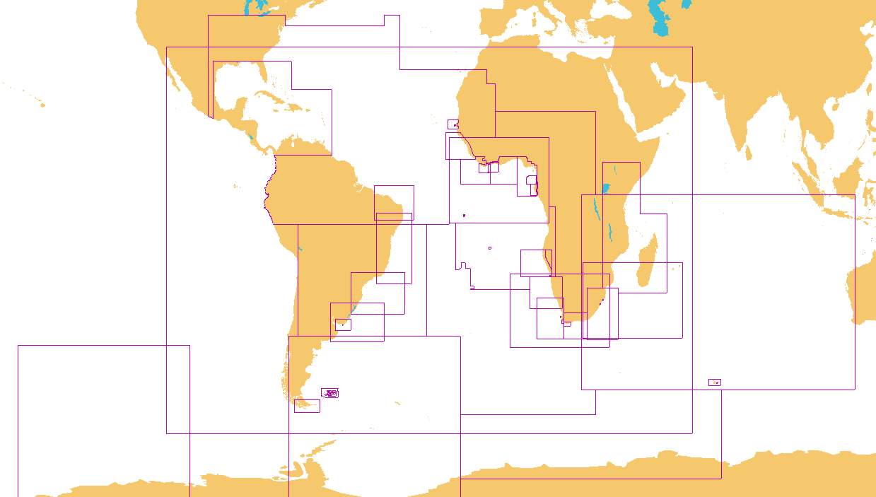 Atlantique Sud et Pacifique